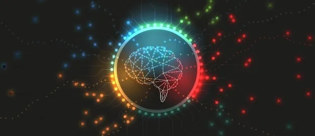A brain scan overlayed with digital network lines, symbolizing the cognitive impact of technology on Gen Z's neurodevelopment. The colors are vibrant yet scientifically accurate.