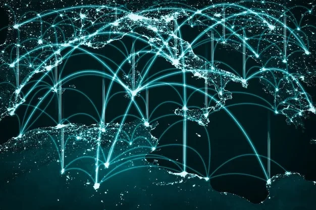 A stylized representation of data points and network connections, illustrating data flow and AI algorithms optimizing app experiences for user engagement.