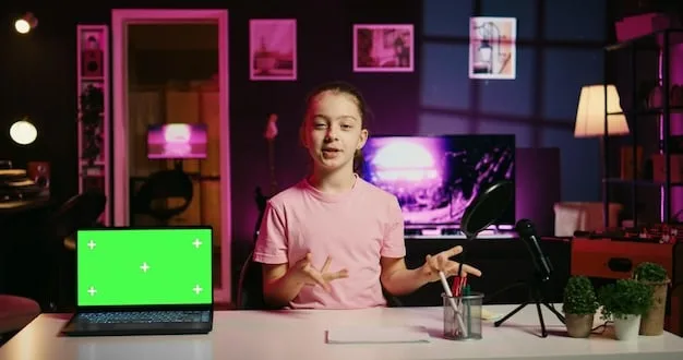 A Gen Z individual engrossed in live streaming, showcasing a multi-monitor setup with gaming content, chat overlay, and a webcam capturing their reactions, illustrating the immersive streaming experience.