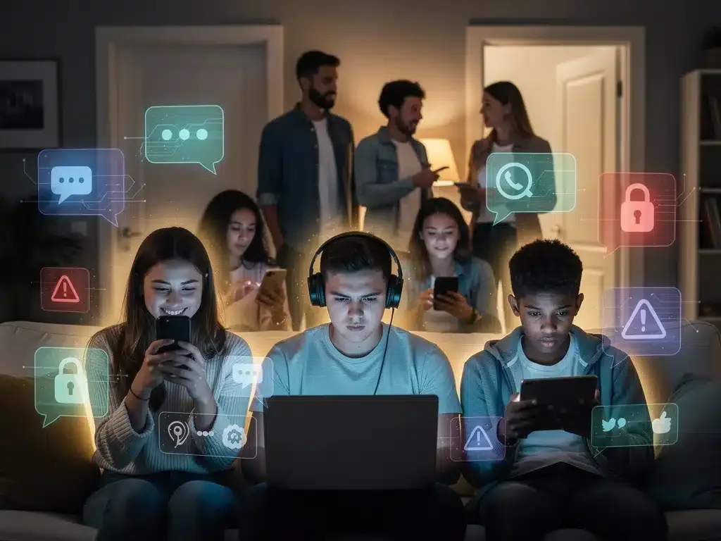 Parents guiding Gen Z through digital citizenship and online safety