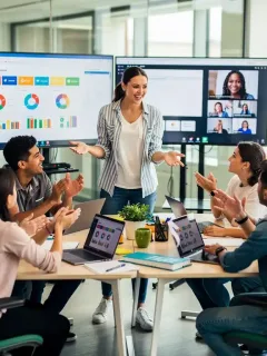 Gen Z students engaged in collaborative classroom learning