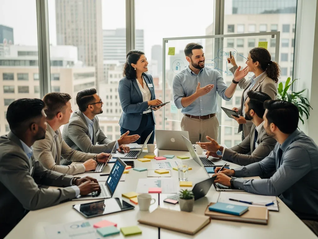 Diverse young professionals discussing modern resume strategies