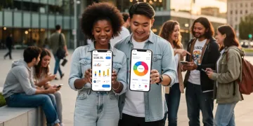 Gen Z individuals openly discussing personal finances and budgeting