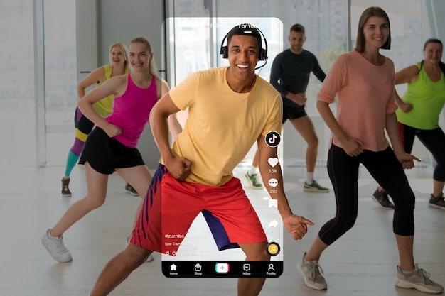 A collage of TikTok challenge participants. One scene shows users completing a fitness challenge with augmented reality guides, another features users sharing their sustainable living practices, and a third depicts individuals contributing to a virtual art project promoting mental health awareness.