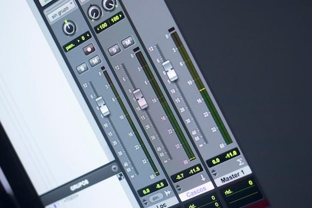 A digital audio workstation (DAW) interface showcasing complex layering of audio tracks; the screen is filled with waveforms, plugins, and automation curves, reflecting the intricate process of creating a remix or mashup.