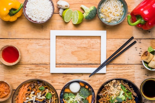 A collage of popular Korean food items in an American setting. The collage includes images of: a Korean BBQ grill with meat sizzling, a bowl of bibimbap with colorful vegetables, a jar of kimchi on an American supermarket shelf, and a mukbang streamer enjoying a spicy Korean noodle dish.