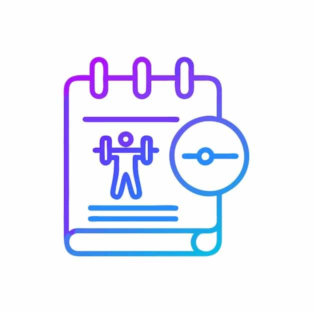 A calendar with specific mental health activities scheduled, such as 