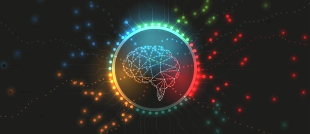 A brain scan overlayed with digital network lines, symbolizing the cognitive impact of technology on Gen Z's neurodevelopment. The colors are vibrant yet scientifically accurate.