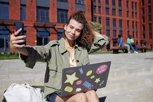 A young Gen Zer uses a smartphone, actively engaging on social media with protest hashtags and sharing infographics about homelessness statistics in a dimly lit room, reflecting their digital activism.