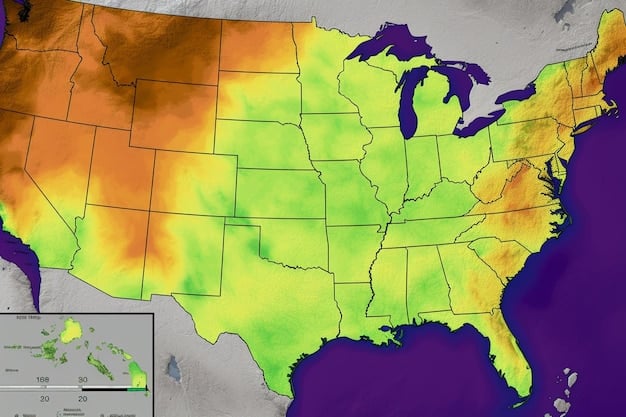 A map of the United States with shaded areas depicting broadband access, highlighting disparities between urban and rural regions.