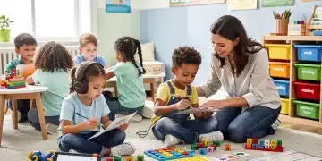 Children learning in a supportive classroom, symbolizing early intervention for learning disabilities