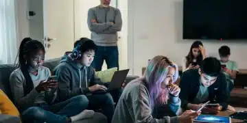 Parents and Gen Z navigating screen time, devices, and mental wellness challenges.