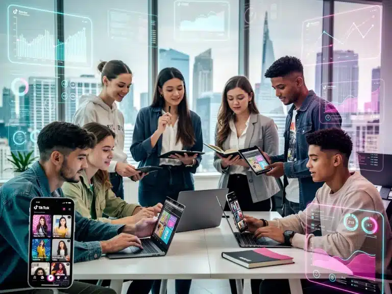 Gen Z professionals influenced by TikTok in diverse career paths