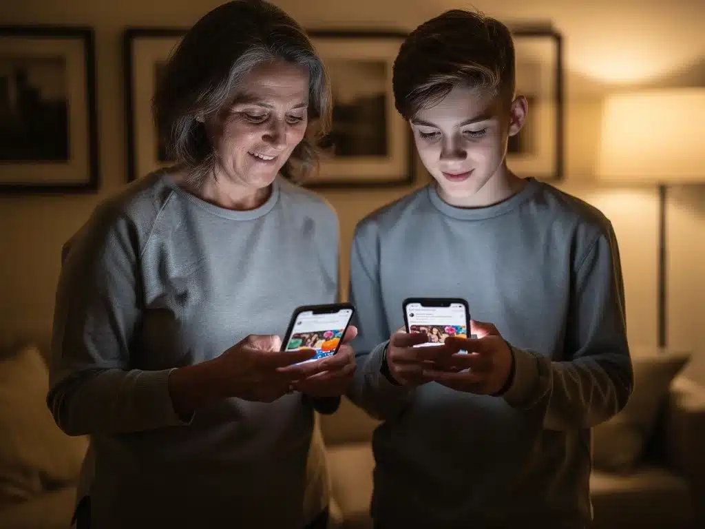 Shared digital experience between parent and Gen Z